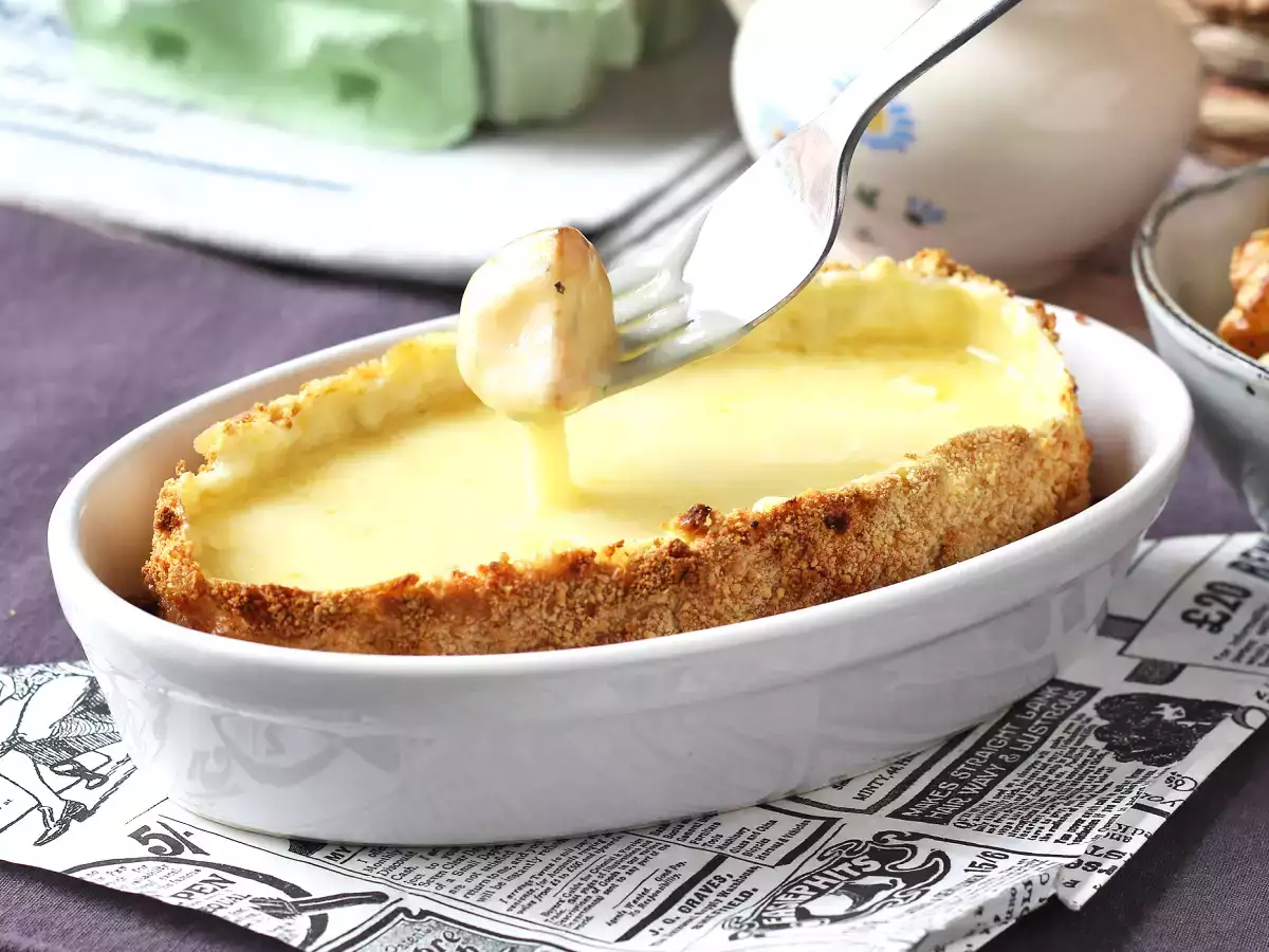 Caprice des Dieux rebozado en freidora de aire con patatas crujientes - foto 6