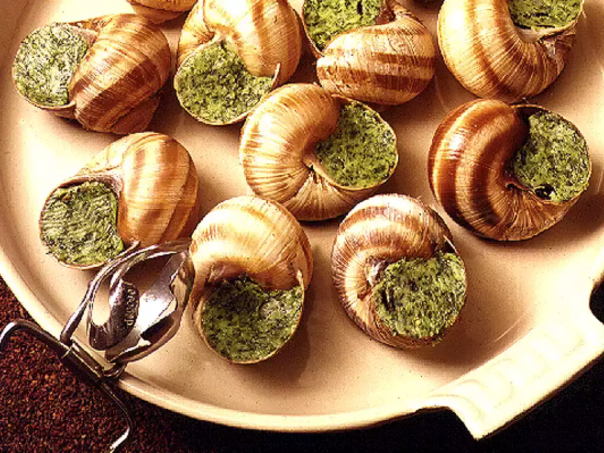 Caracoles a la borgoñona