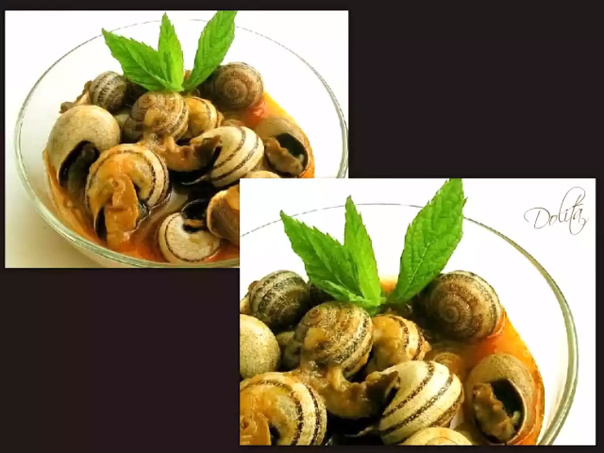 Caracoles en salsa tipo cabrillas - foto 2