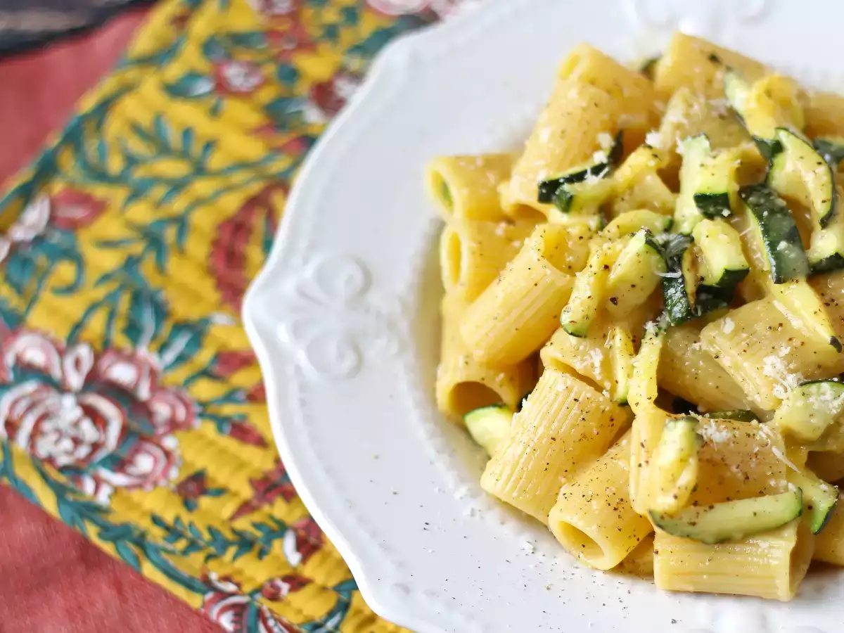 Carbonara de calabacín: una receta vegetariana fácil y muy cremosa - foto 6