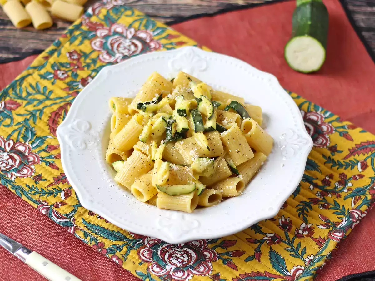 Carbonara de calabacín: una receta vegetariana fácil y muy cremosa - foto 7