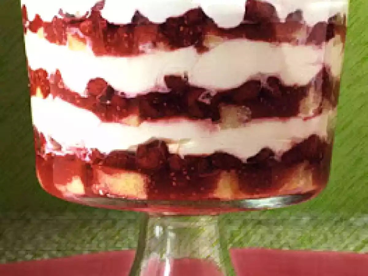 Carlota de frambuesas