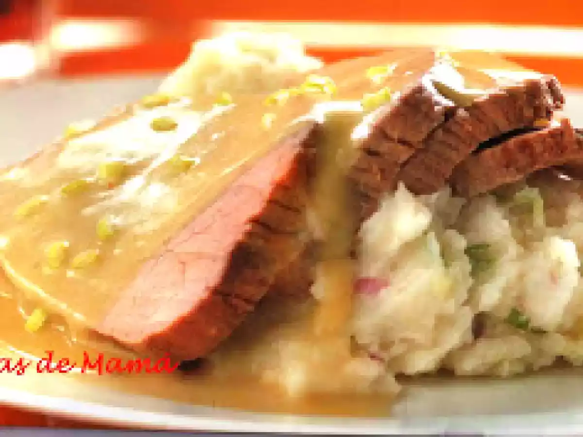 Carne con salsa de limón