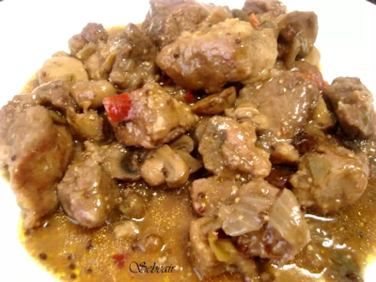 CARNE DE CERDO EN SALSA A LA MOSTAZA ANTIGUA (fussioncook) - foto 2