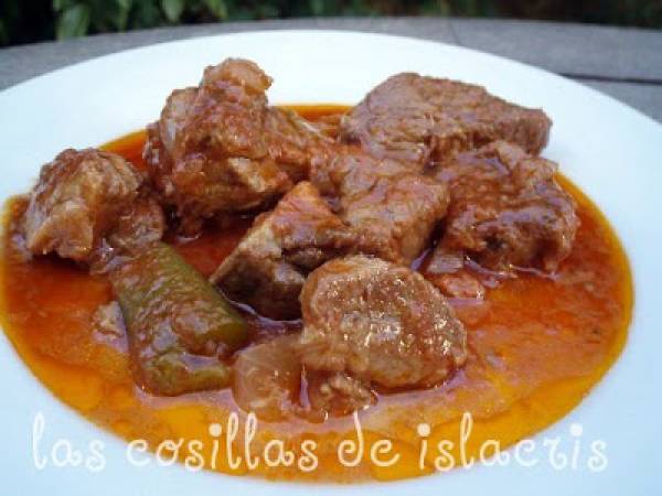 Carne de cerdo en tomate FUSSIONCOOK