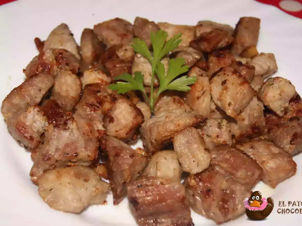 Carne de cochino frita