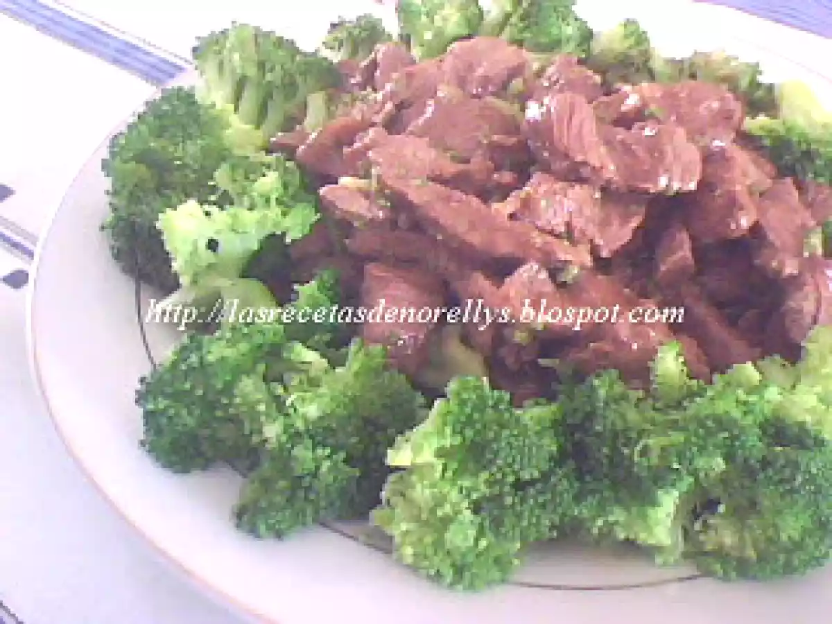 Carne de Res salteada con Brócoli