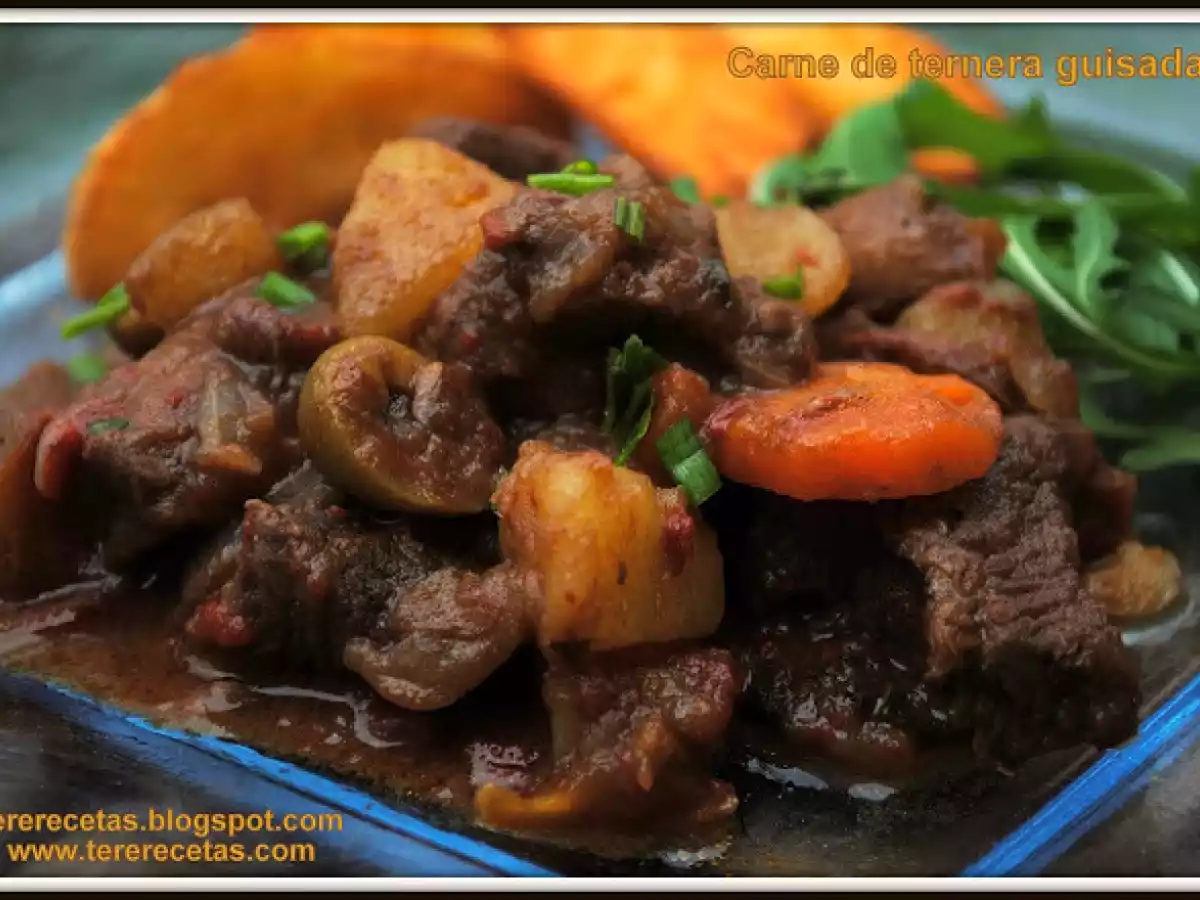 Carne de ternera guisada