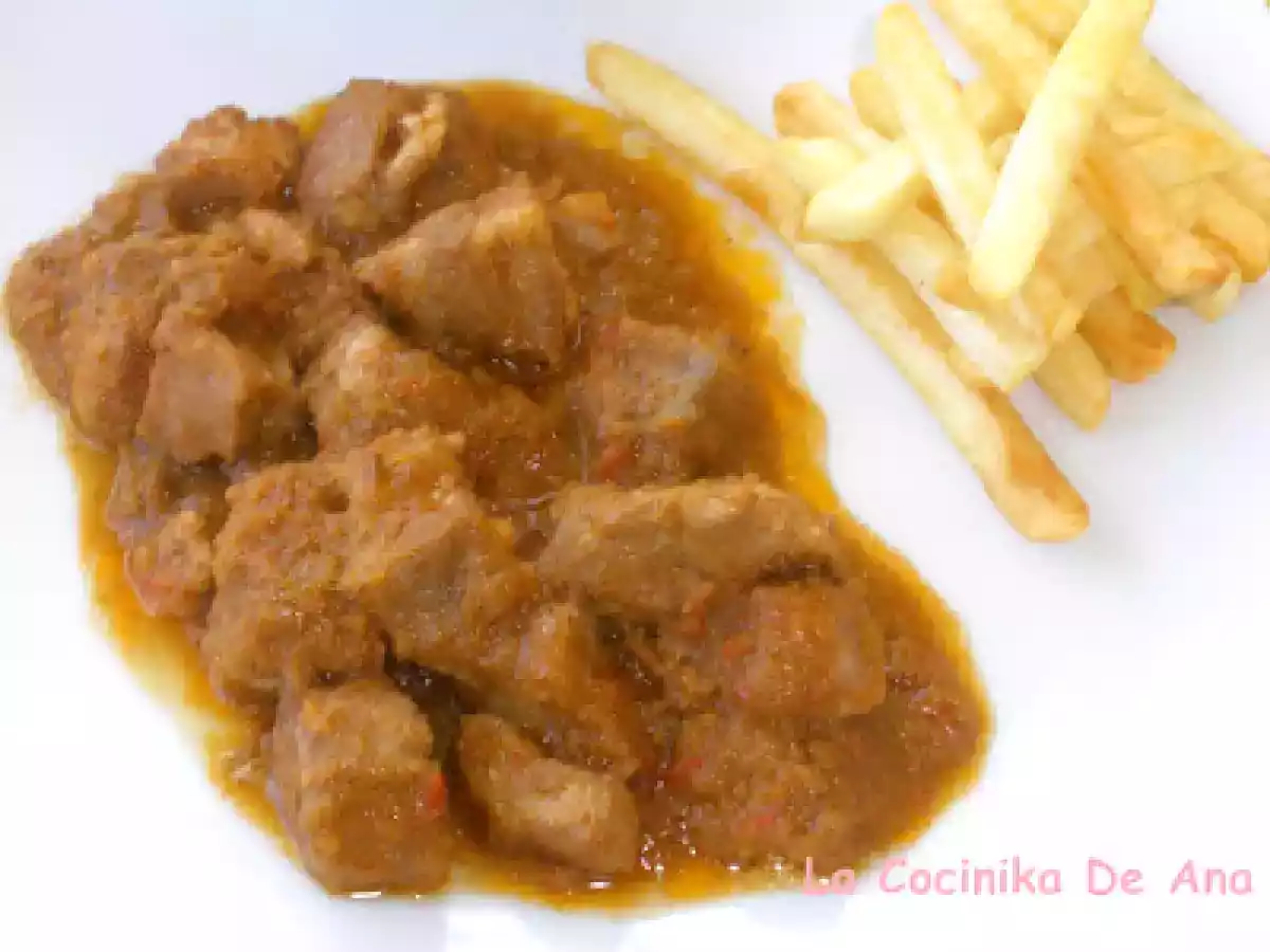 Carne en salsa de cabezada