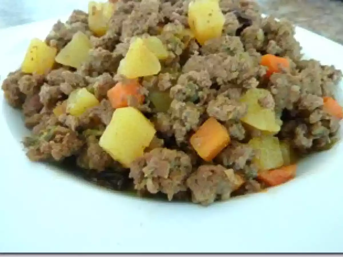 Carne molida con vegetales - foto 2