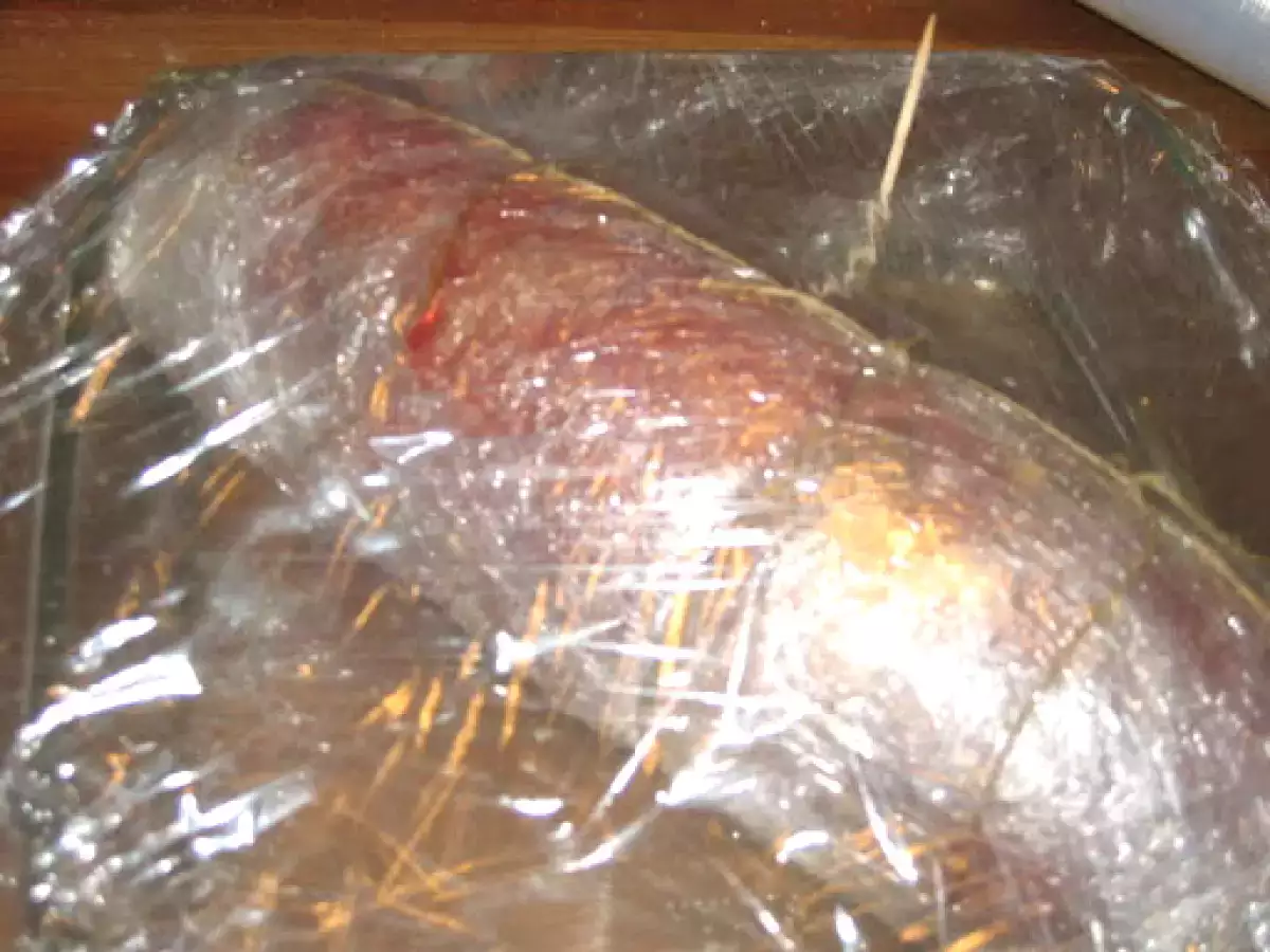 Carne rellena al microondas - foto 4