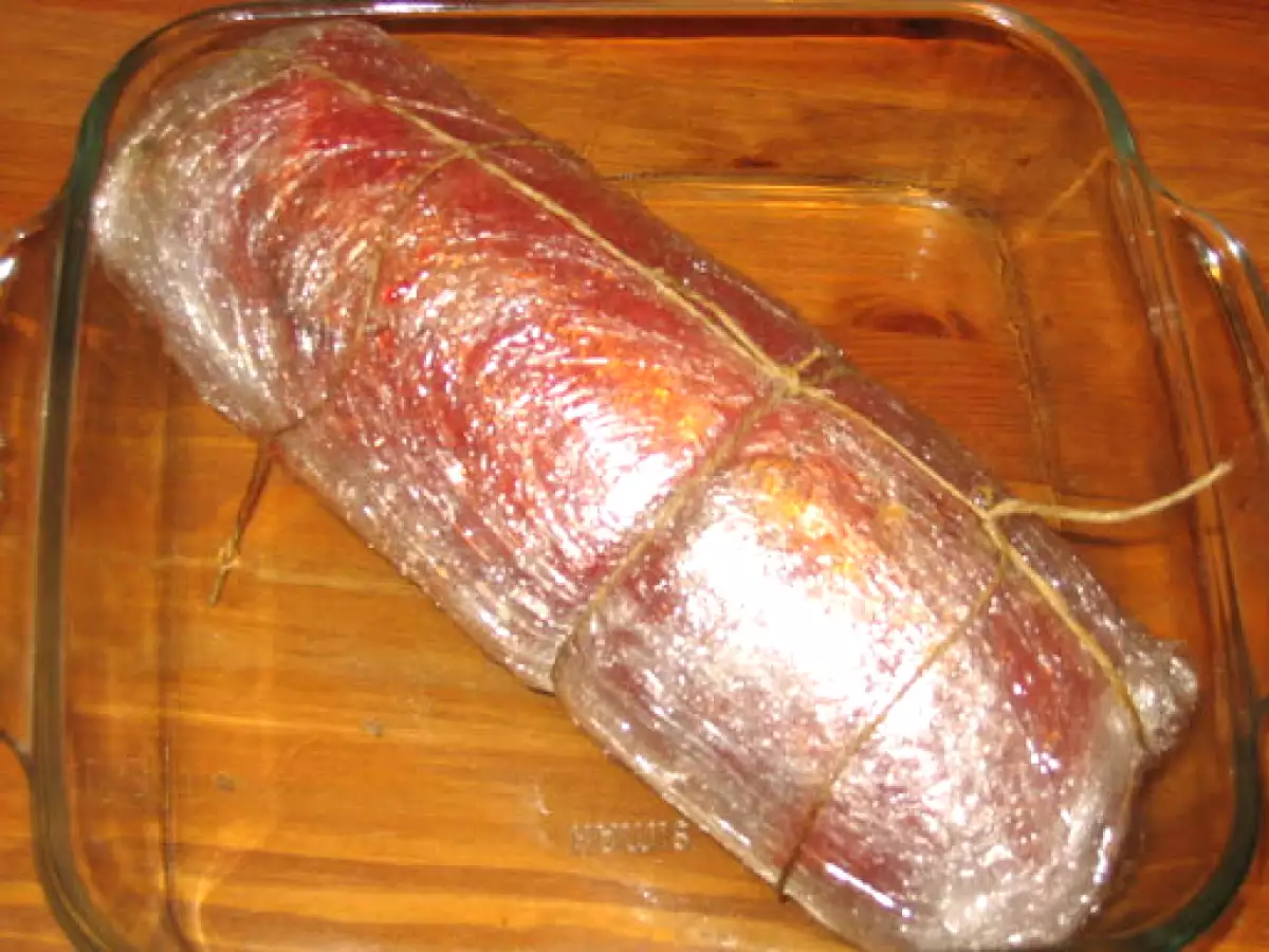 Carne rellena al microondas - foto 5