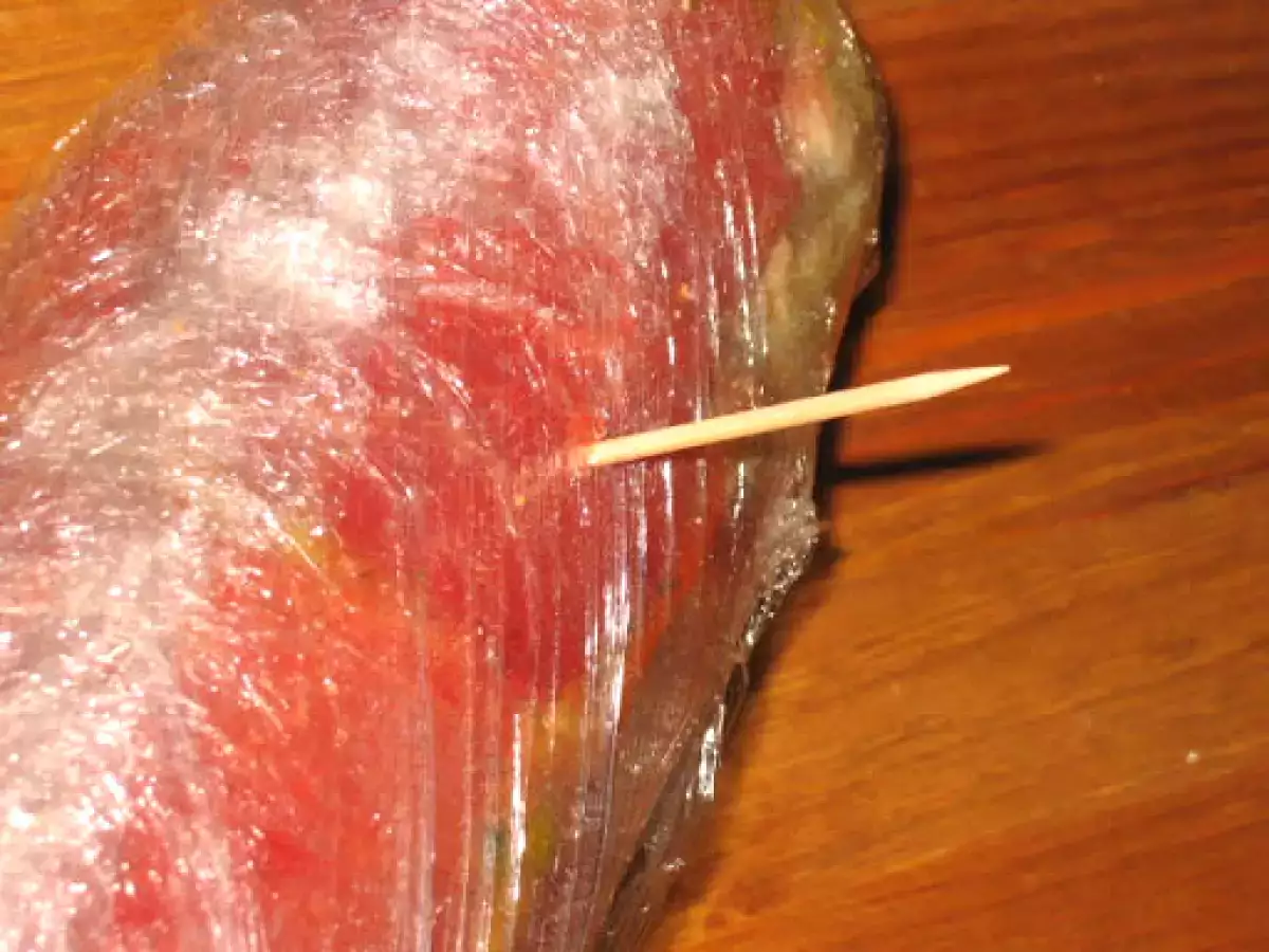 Carne rellena al microondas - foto 6