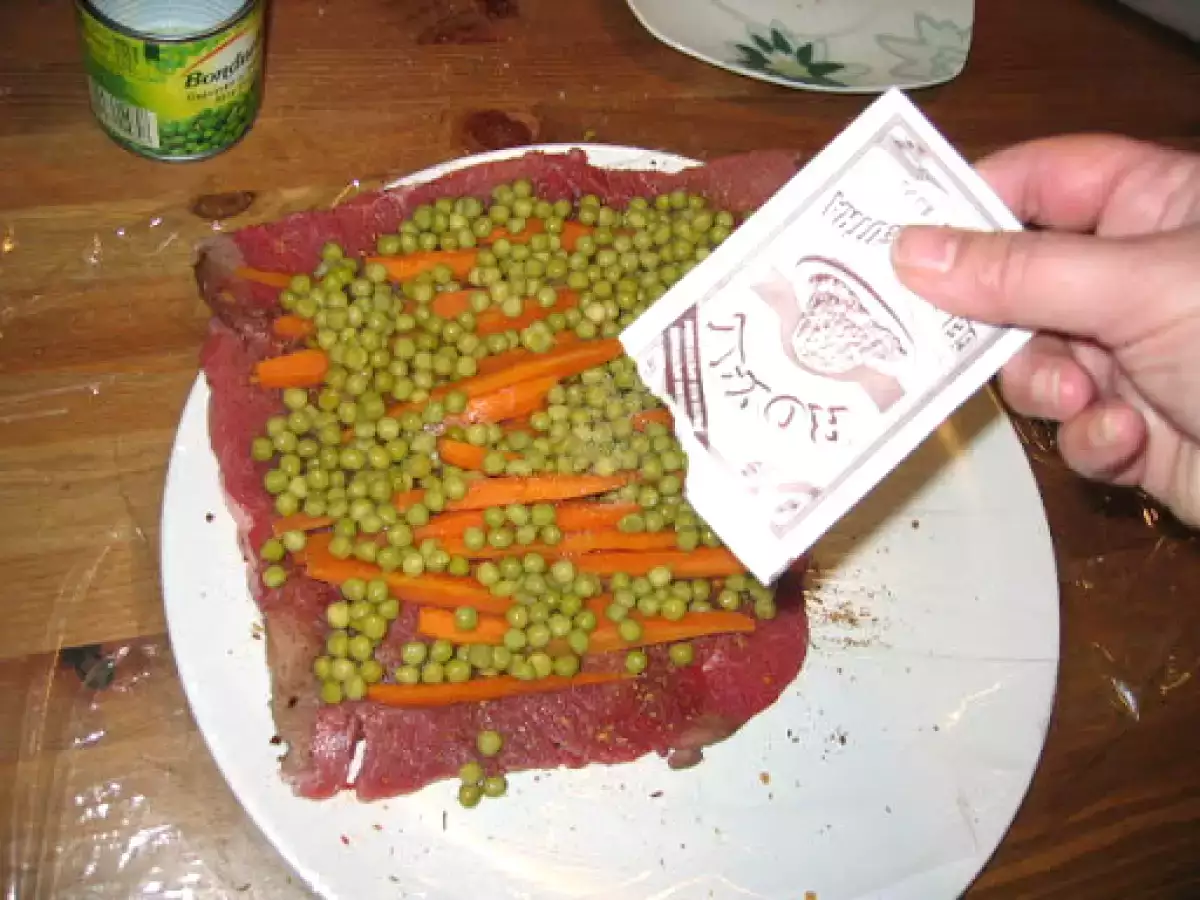 Carne rellena al microondas - foto 12