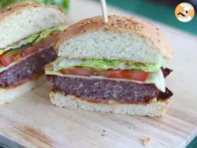Carne vegetariana para hamburguesa - Receta Petitchef