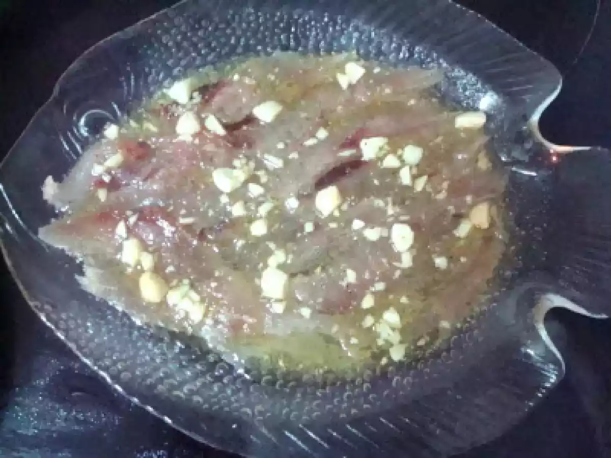 Carpaccio de atún marinado con nueces de macadamia - foto 2
