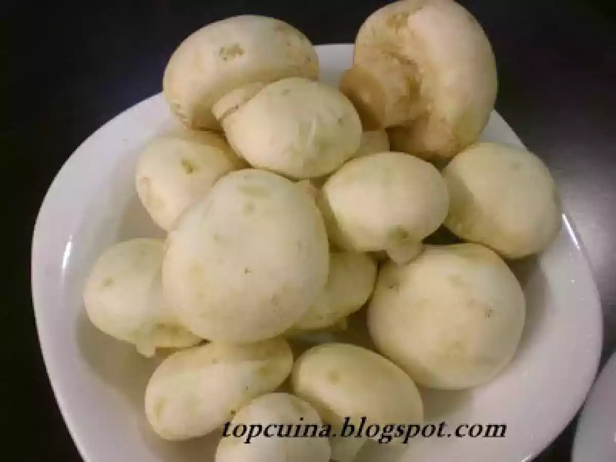 CARPACCIO DE CHAMPIÑONES CON VINAGRETA DE MOSTAZA. - foto 3