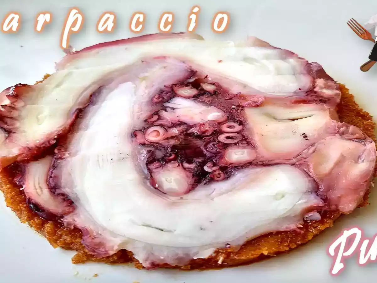 Carpaccio de pulpo