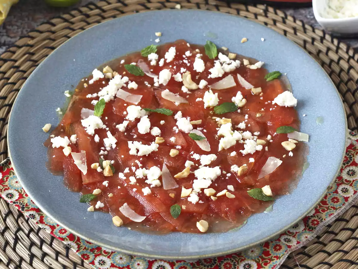 Carpaccio de Sandía: el entrante refrescante para el verano - foto 5