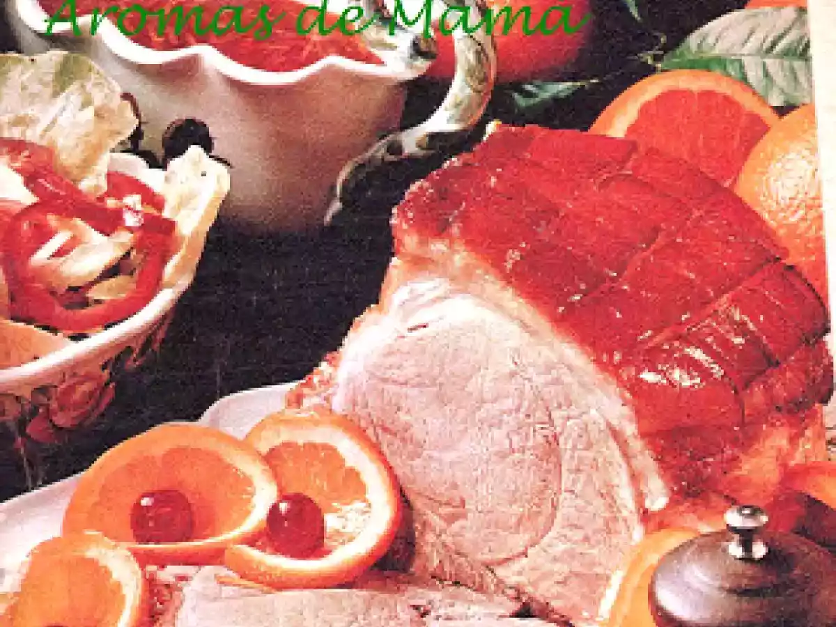 Carré de cerdo a la naranja