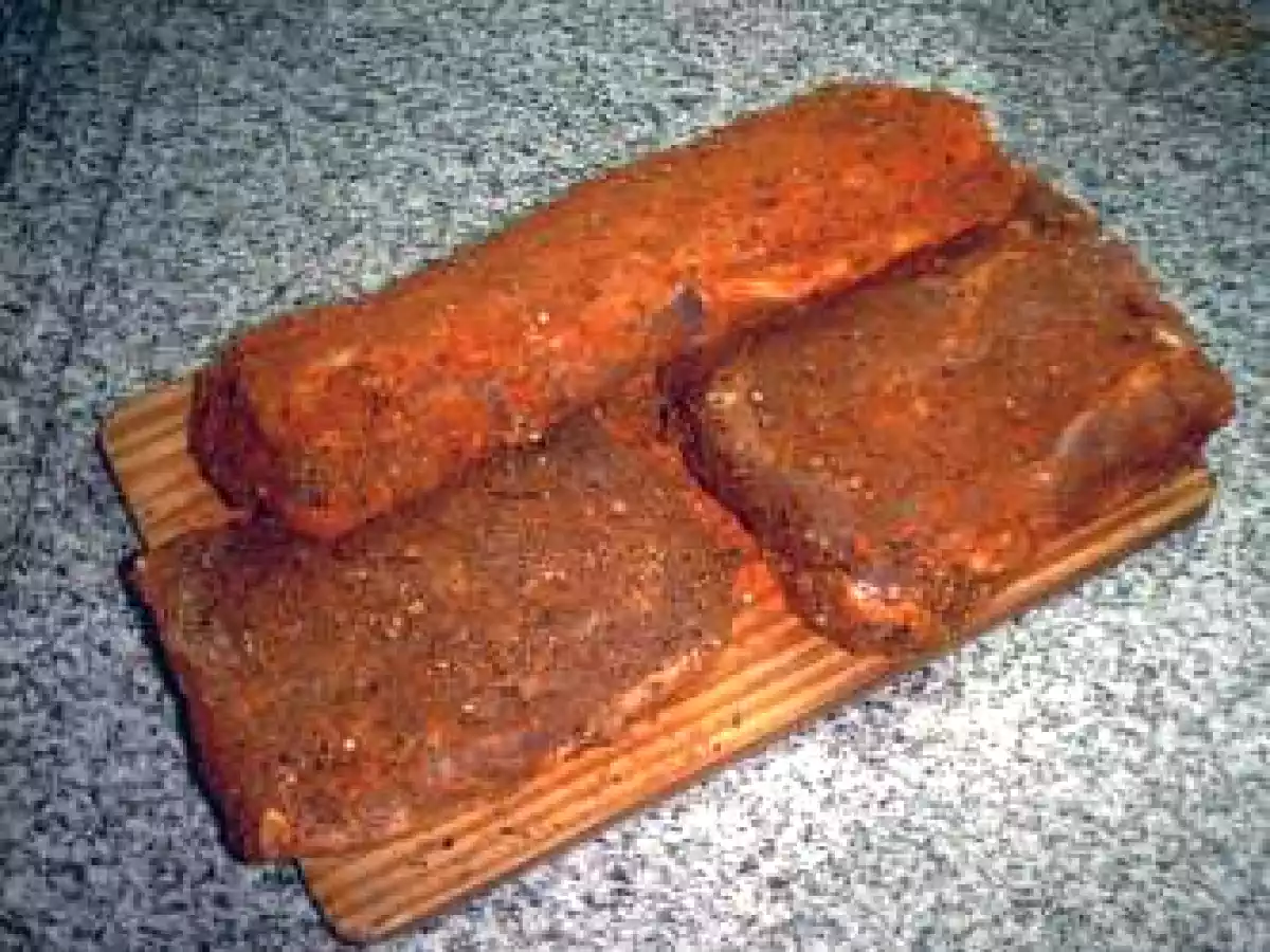 CARRE DE CERDO CURADO TIPO JAMON CRUDO - foto 2