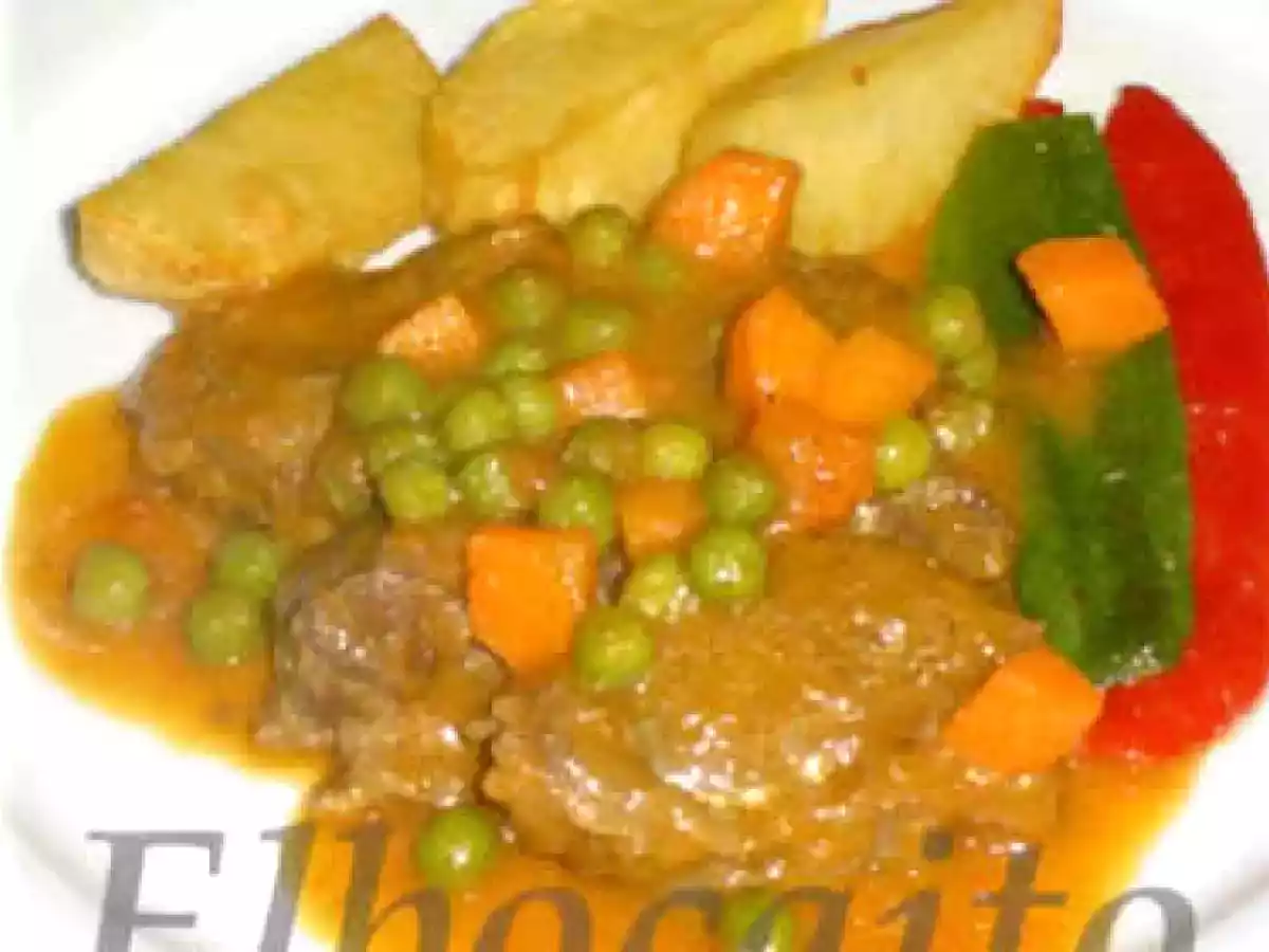 Carrillada de cerdo en salsa