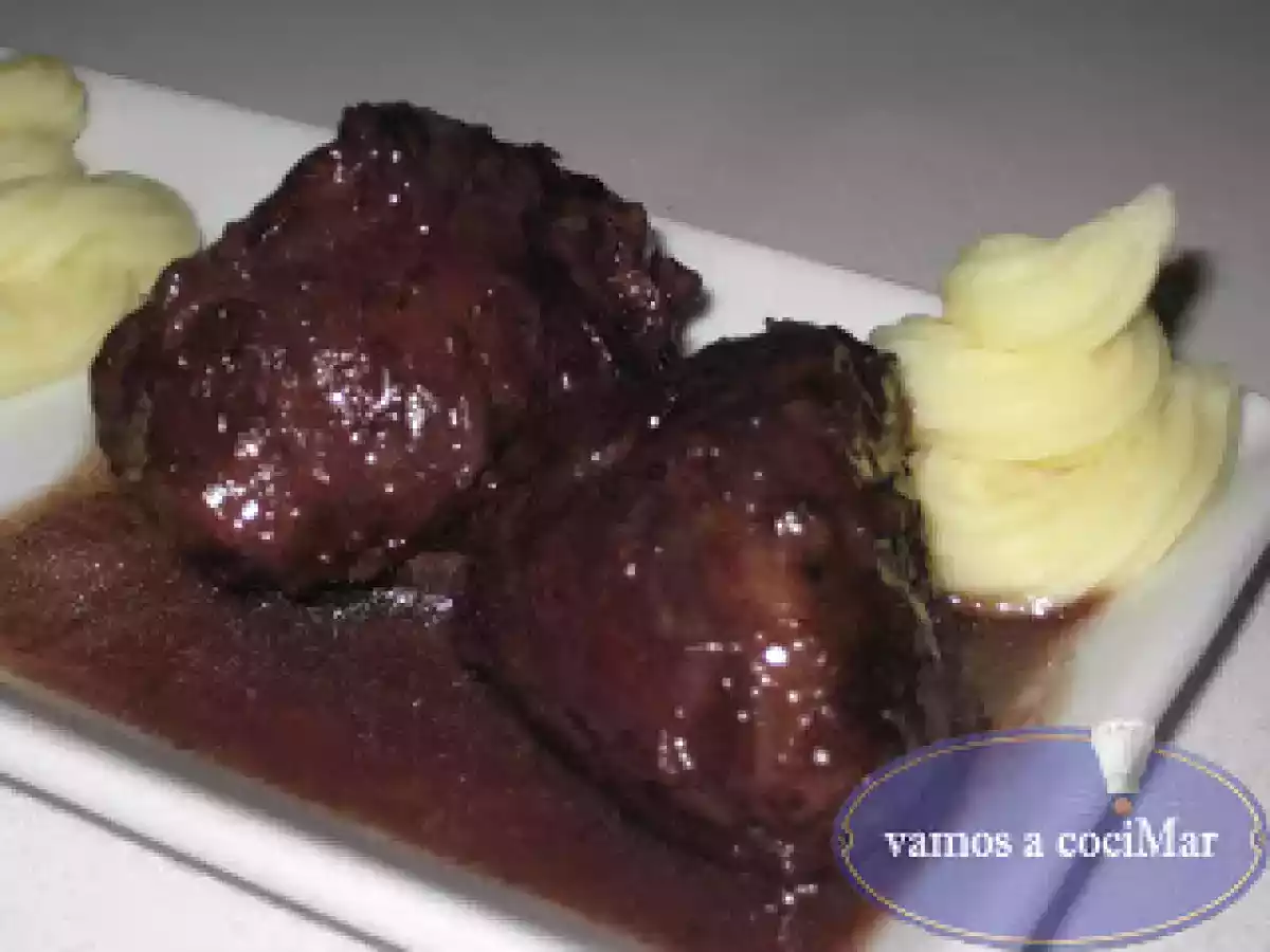 Carrillada en salsa de Arándanos