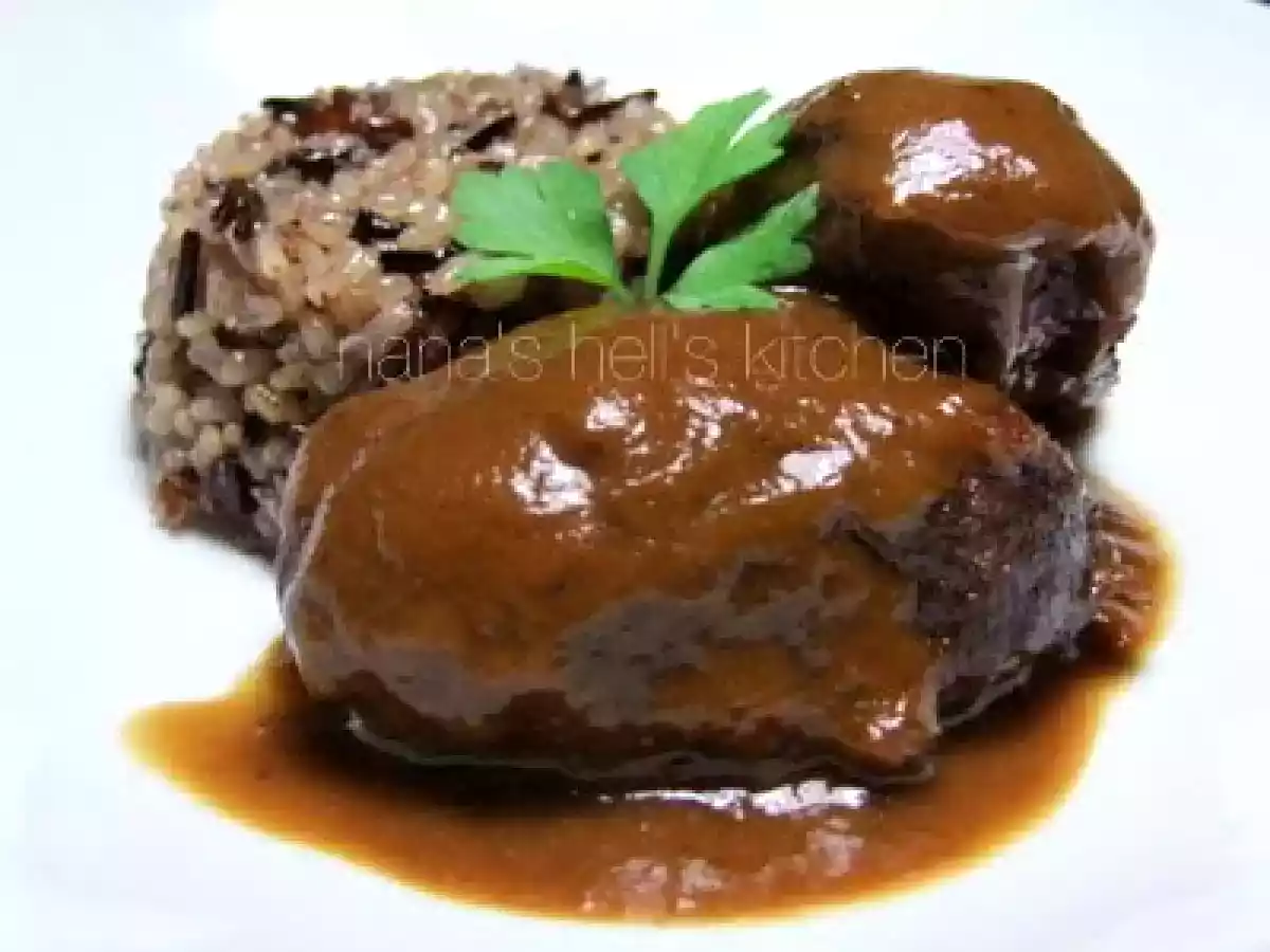 Carrilleras de cerdo ibérico con salsa de vino dulce - foto 2