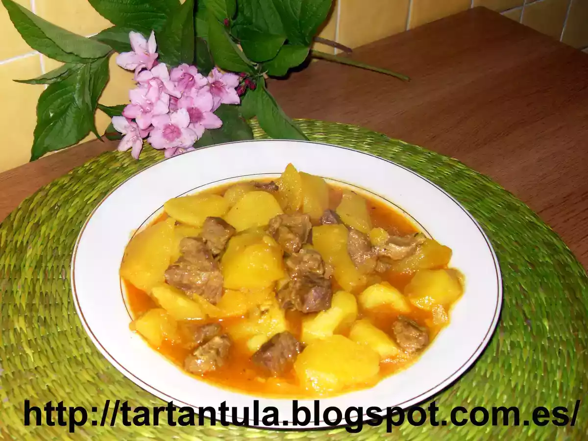 Carrilleras de ternera con patatinas