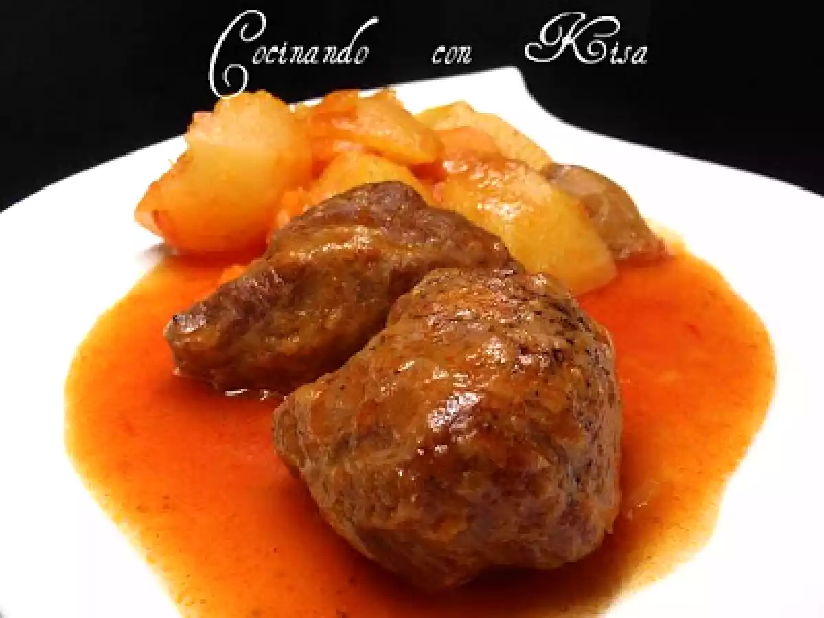 Carrilleras en salsa con patatas( fussioncook)