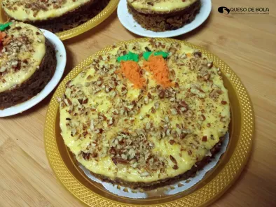 Carrot cake o tarta de zanahoria (receta original americana), foto 5