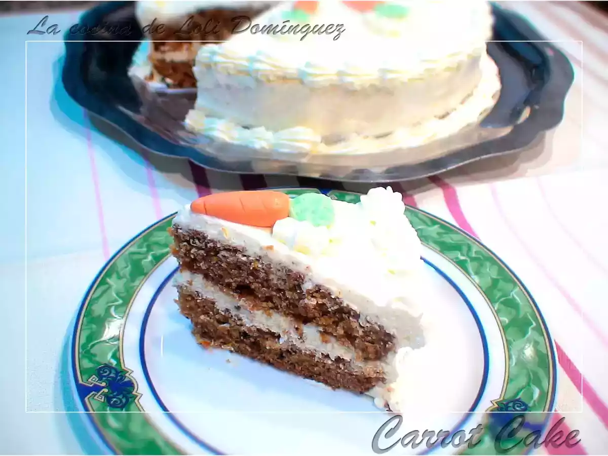 Carrot Cake (Tarta de Zanahoria con crema de queso a la naranja)