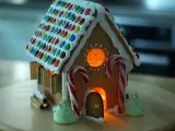 Casa de galletas de jengibre para Navidad, foto 1