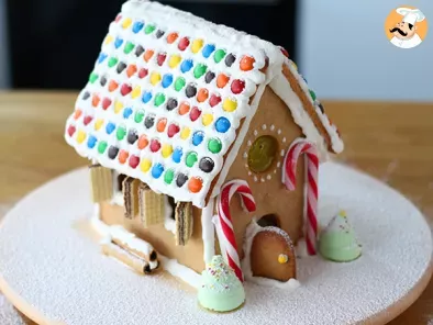 Casa de galletas jengibre para Navidad