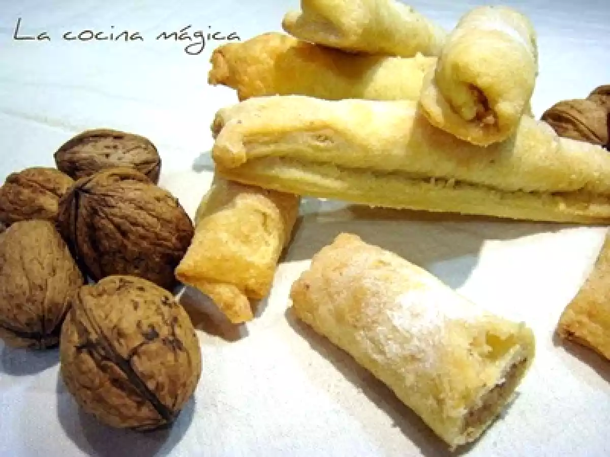 Casadielles de hojaldre