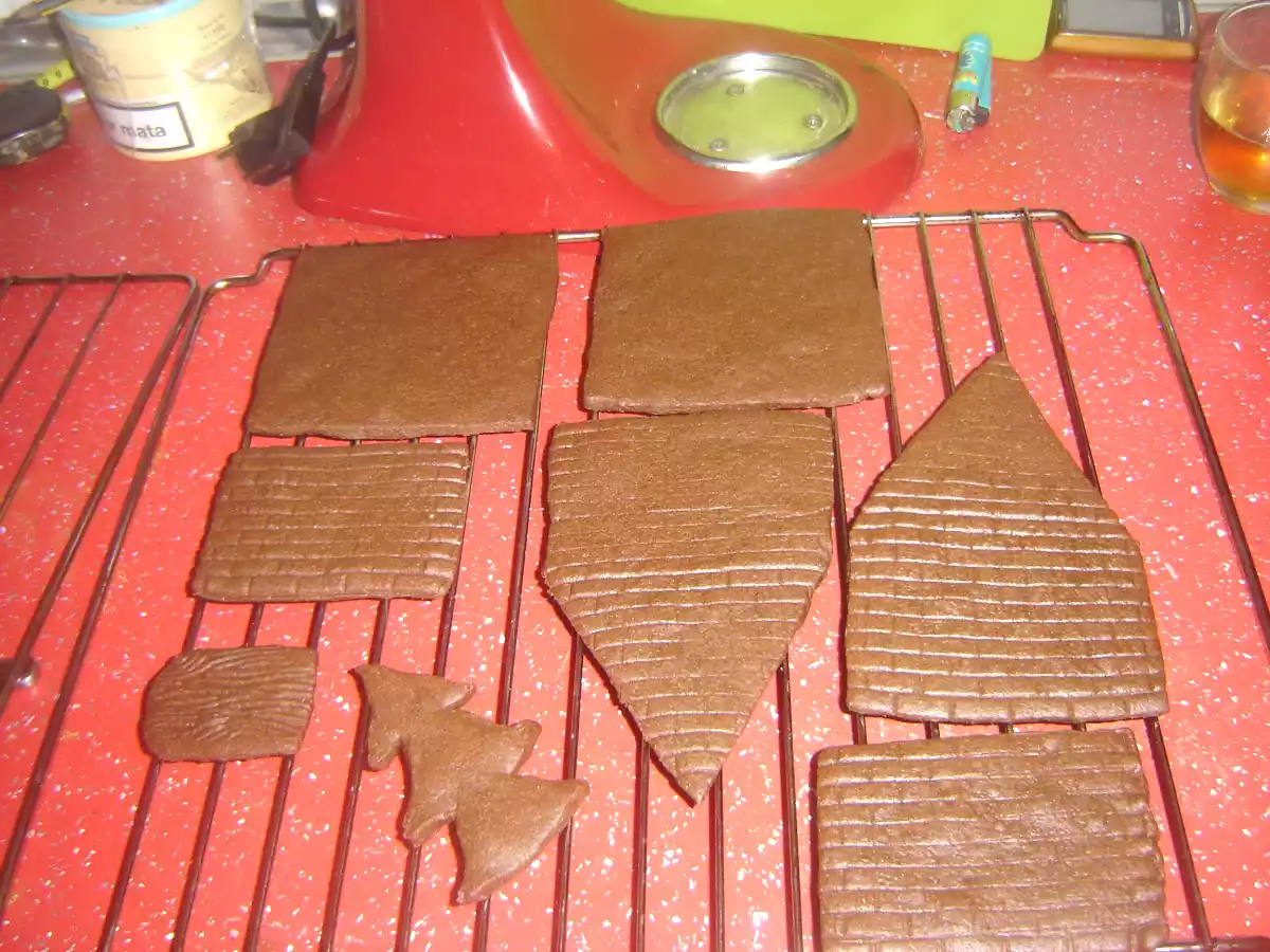 Casita de galleta decorada para Navidad - foto 5