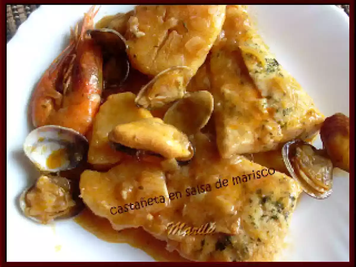 CASTAÑETA EN SALSA DE MARISCO - foto 2