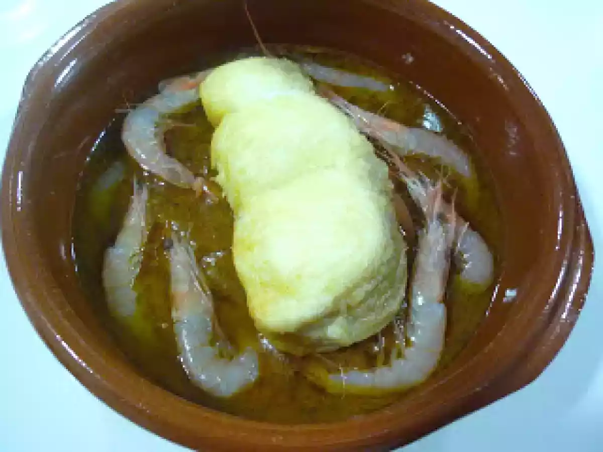 Cazuela de cazón con gambas y almejas - foto 4