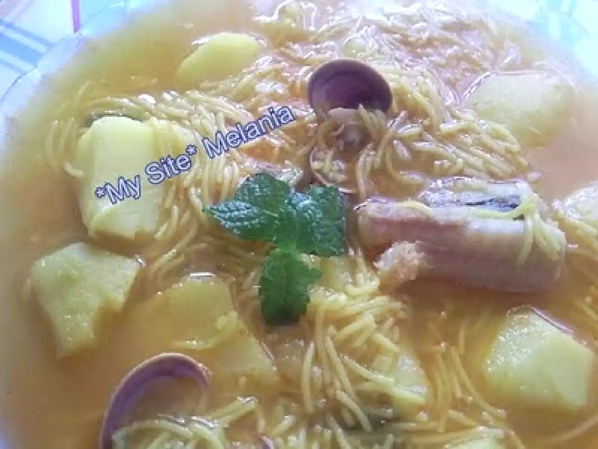 Cazuela de fideos y pintaroja