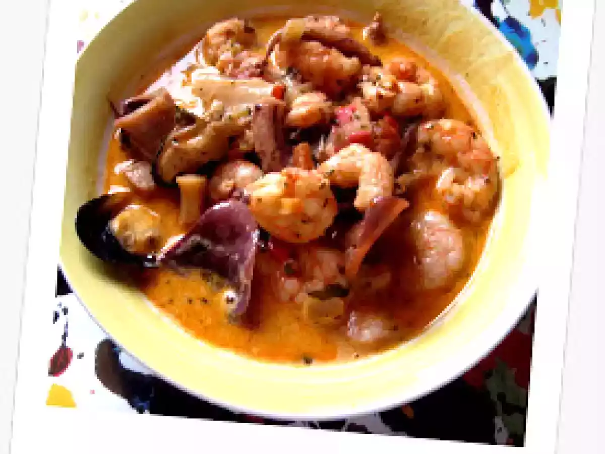 Cazuela de mariscos