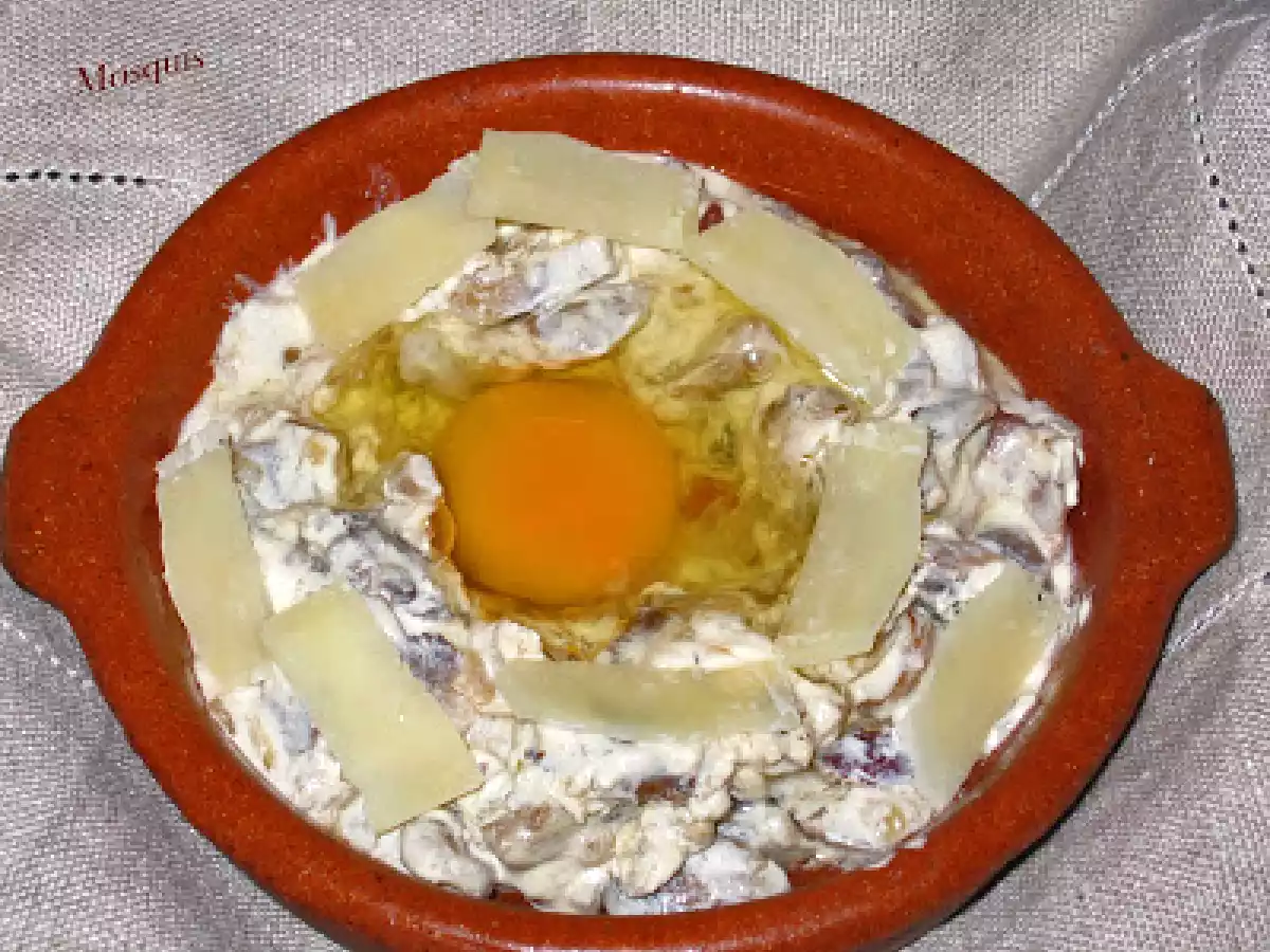 Cazuelita de huevo al horno