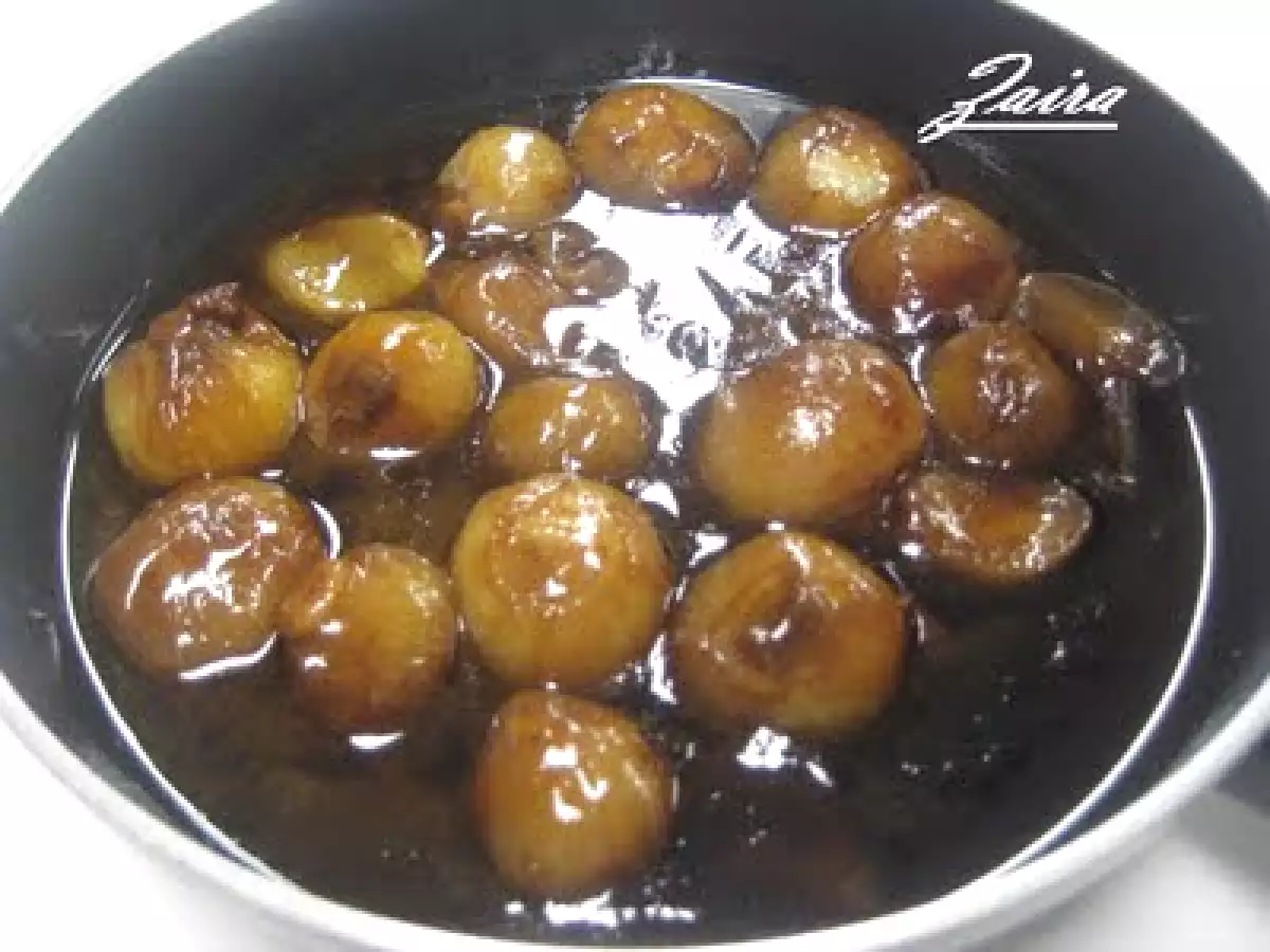 Cebollitas glaseadas