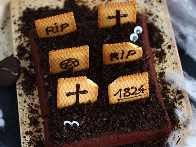 Cementerio brownie para Halloween - foto 3