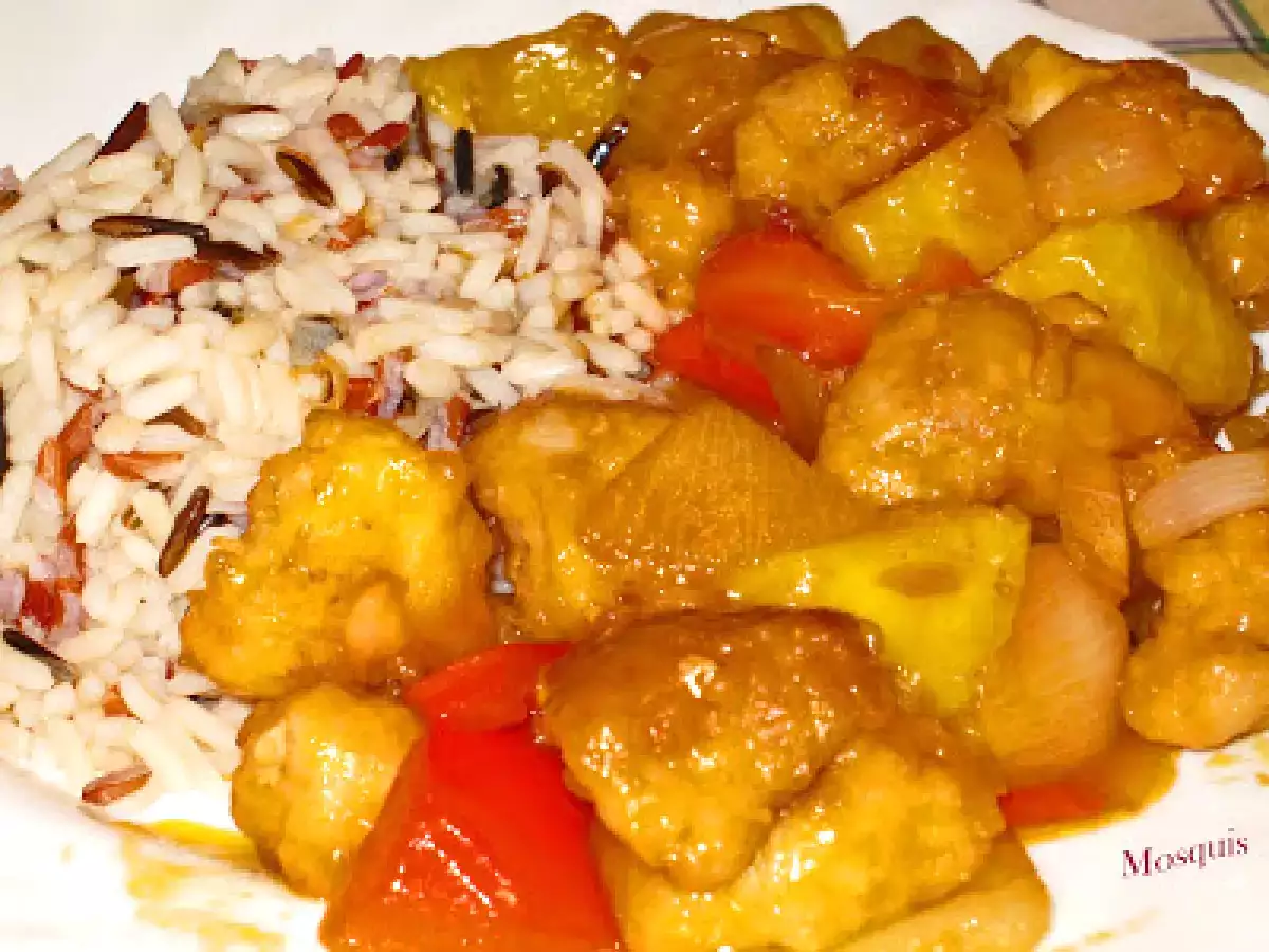 Cerdo agridulce con dos tipos de acompañamiento - foto 5