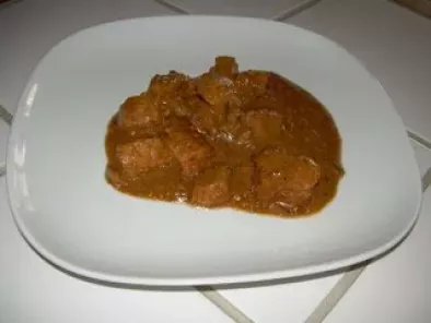 Cerdo al curry rojo