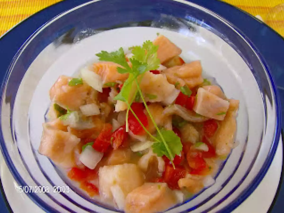 Ceviche de salmón - foto 2
