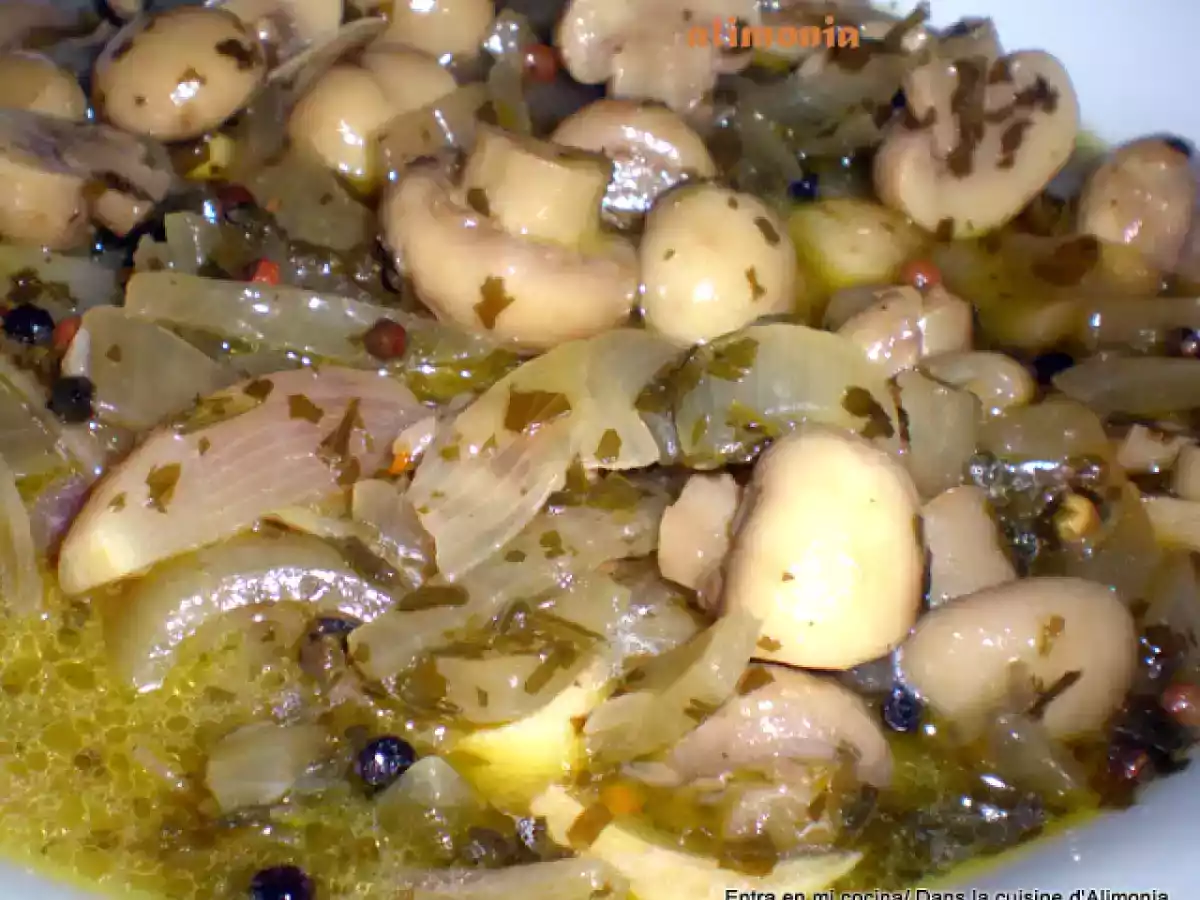 Champiñones a la griega