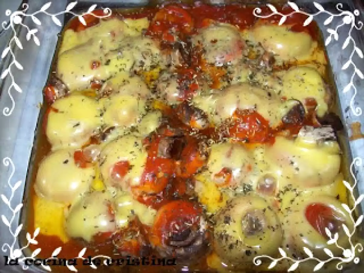 CHAMPIÑONES AL ESTILO MEDITERRANEO