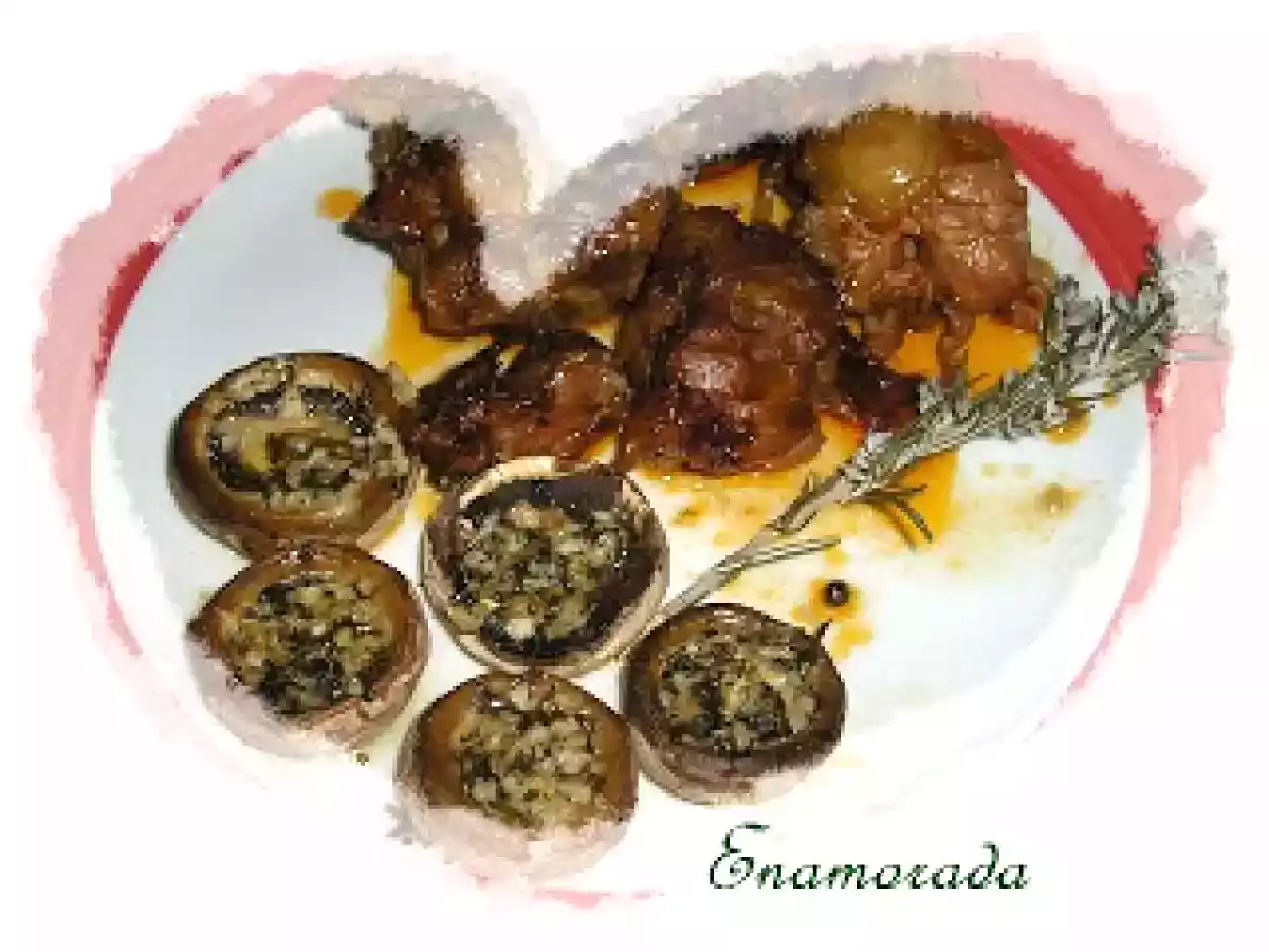 Champiñones al limón