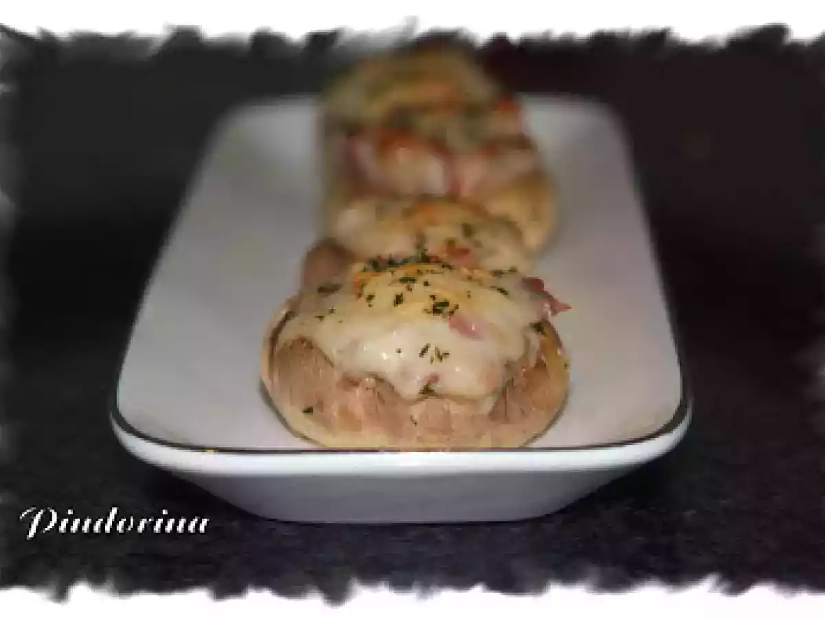 CHAMPIÑONES CON JAMÓN Y BACON - foto 2